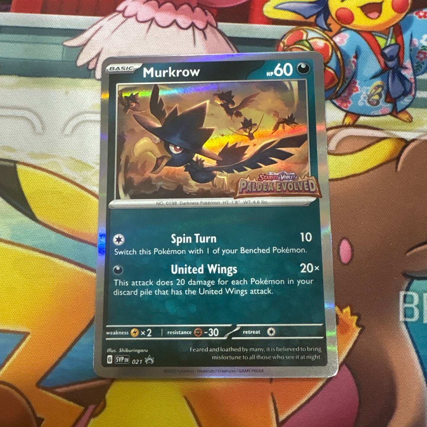 Murkrow - Paldea Evolved Pre-Release Promo SVP021