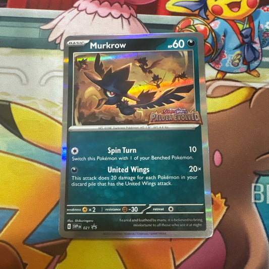 Murkrow - Paldea Evolved Pre-Release Promo SVP021