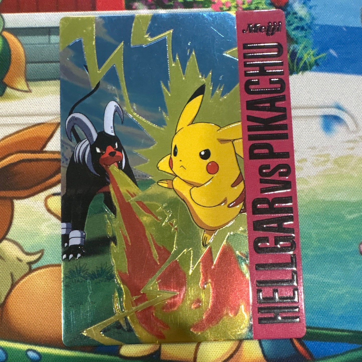Houndoom vs Pikachu Meiji Holo Embossed (JPN)