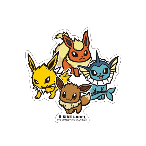 Eevee, Jolteon, Flareon & Vaporeon B-Side Label