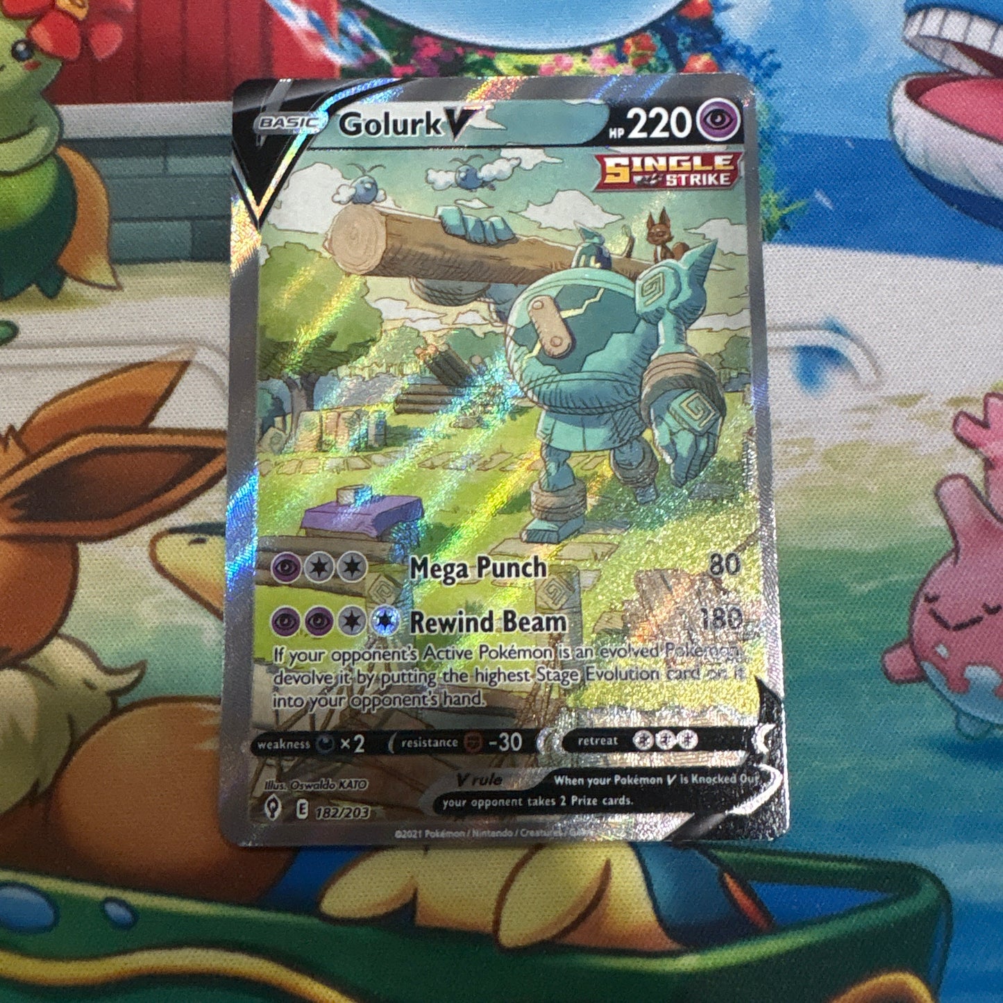 Golurk V - Evolving Skies 182/203