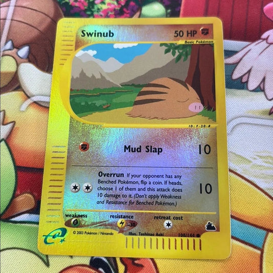 Swinub Reverse Holo - Skyridge 108/144